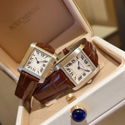 Cartier Tank  Swiss Quartz Movement Francaise Stainless Steel 27*32MM/21.2*25.7MM Watch